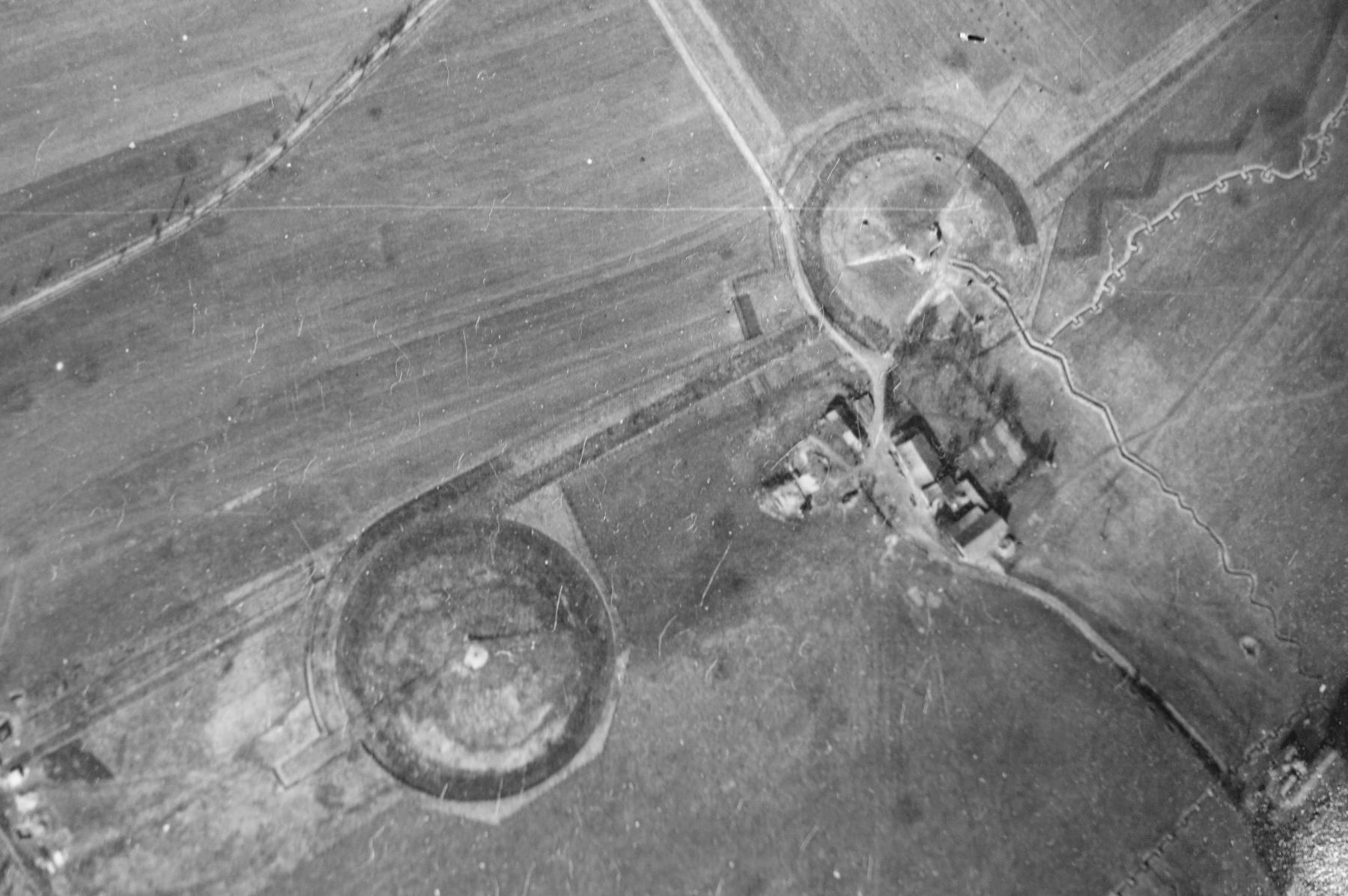Ligne Maginot - FERME CHAPPY - A1 - (Ouvrage d'infanterie) - Vue aérienne - Mission F030 Altitude 2000 - 9 mars 1940 