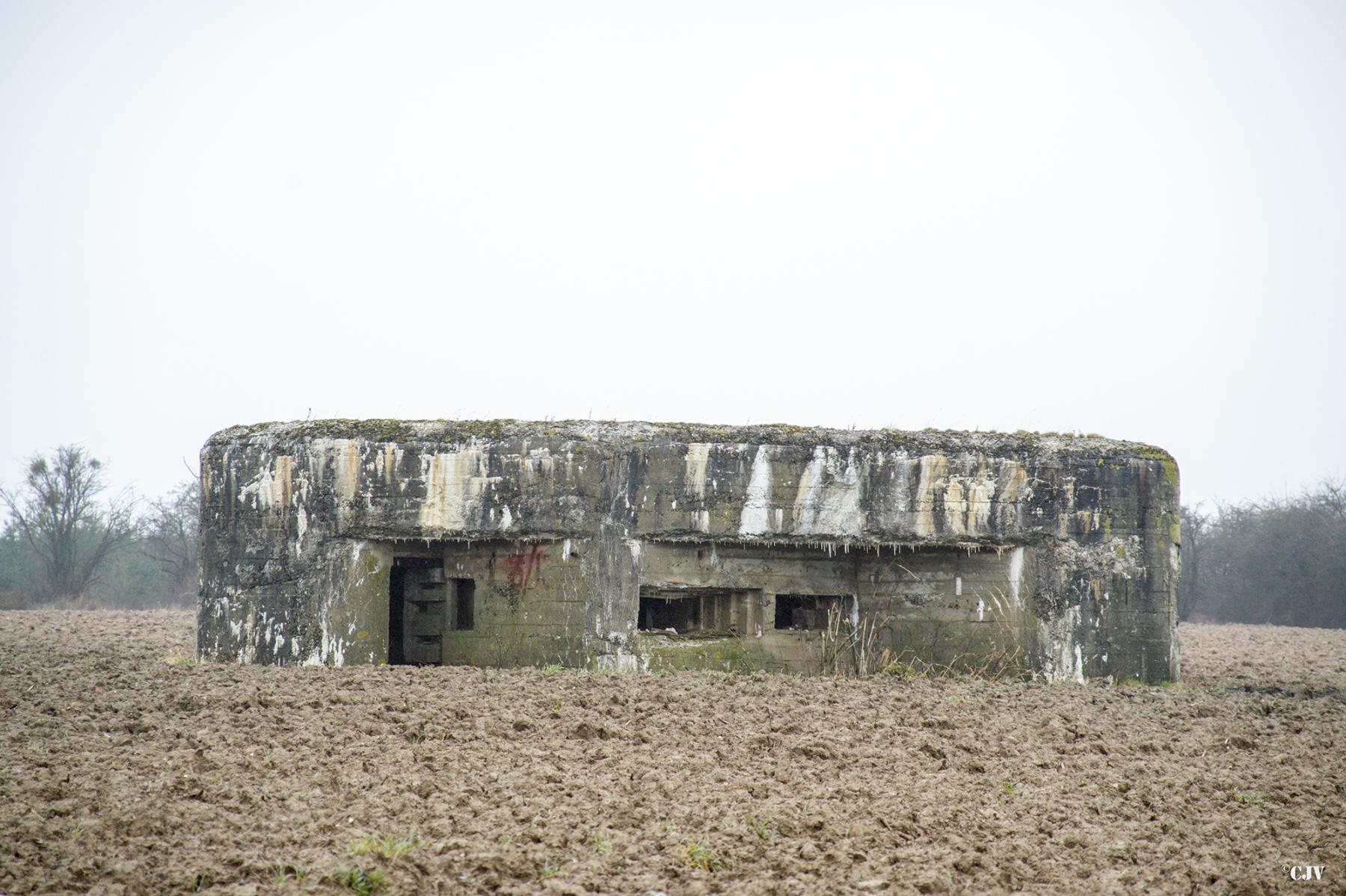 Ligne Maginot - A95 - PASSAGE à NIVEAU D'AIBES - (Blockhaus pour canon) - 