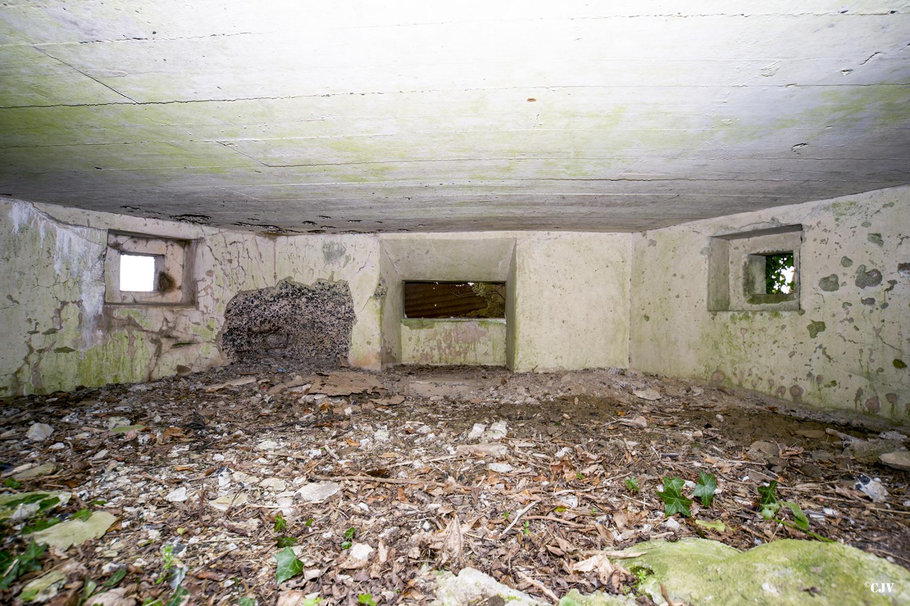 Ligne Maginot - B638 - PETIT BOSQUET - (Blockhaus pour canon) - L'intérieur
