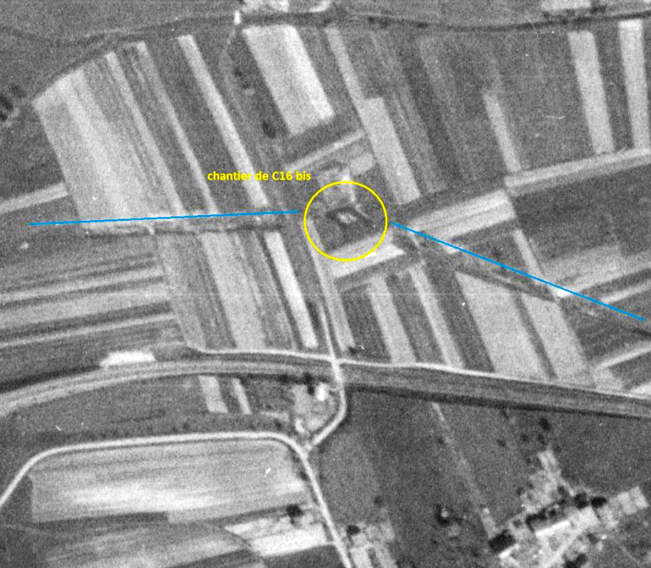 Ligne Maginot - CEZF-26 - HAZEMBOURG - (Blockhaus lourd type STG / STG-FCR - Double) - Les fouilles sont encore visibles en 1948.