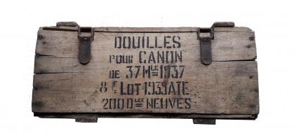 Ligne Maginot - Munition de 37 mm mle 1885 - Caisse pour 200 douilles