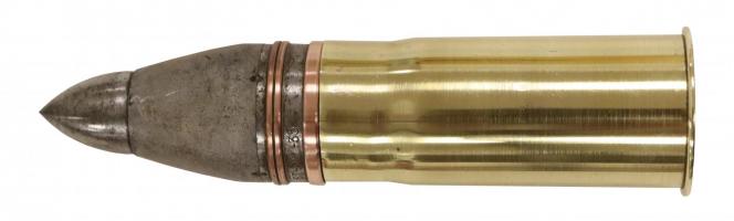 Ligne Maginot - Munition de 37 mm mle 1885 - Cartouche de 37 à boulet perforant mle 1935