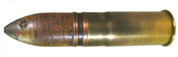 Ligne Maginot - Munition de 37 mm mle 1885 - Cartouche de 37 mm mle 1916 à fusée GABA mle 1918