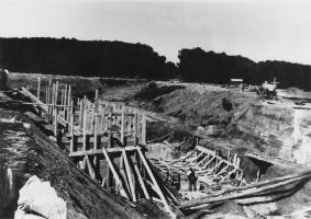 Ligne Maginot - IMMERHOF - A10 - (Ouvrage d'infanterie) - Photo de la construction de l'ouvrage
Fouilles vers blocs 1 et 2