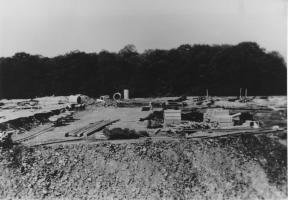 Ligne Maginot - IMMERHOF - A10 - (Ouvrage d'infanterie) - Photo de la construction de l'ouvrage
Vue du chantier, un depot