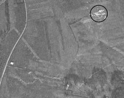 Ligne Maginot - 104 - SEDAN SUD - (Blockhaus pour canon) - Le blockhaus en Mars 1940. Les fouilles sont en cours.