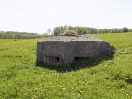 Ligne Maginot - BB129-G - GRAND MORT FONTAINE - (Blockhaus pour arme infanterie) - Faces frontale et gauche
