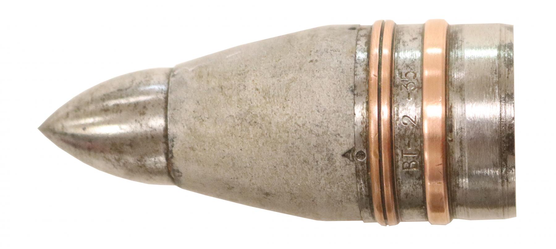 Ligne Maginot - Munition de 37 mm mle 1885 - Boulet perforant mle 1935