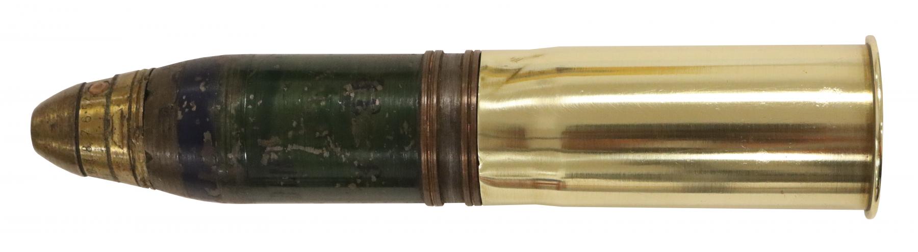 Ligne Maginot - Munition de 37 mm mle 1885 - Cartouche de 37 porte message BLM
