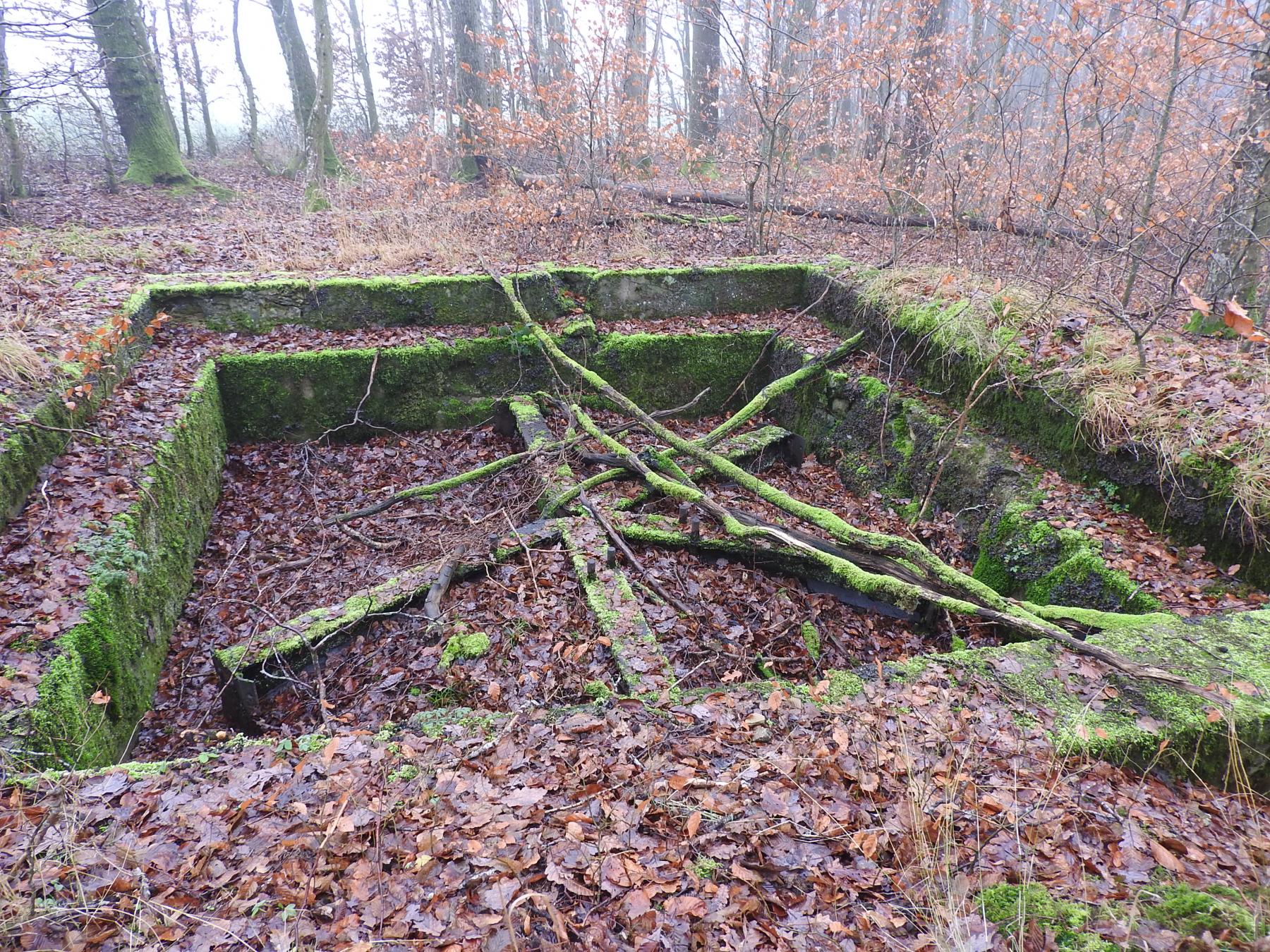 Ligne Maginot - ROHRWALD - (Cuve pour canon) - La cuve pour un canon de 65mm.