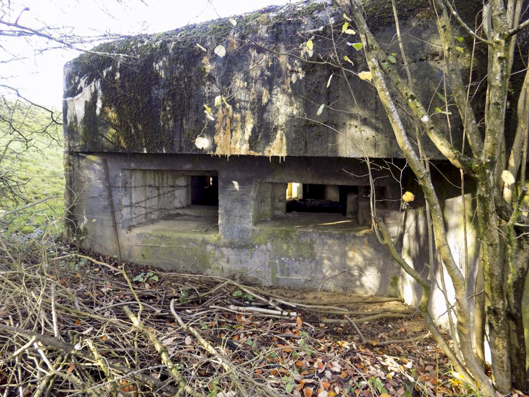Ligne Maginot - 106 - PONT-MAUGIS - (Blockhaus lourd type STG / STG-FCR - Double) - Face vers pont-Maugis