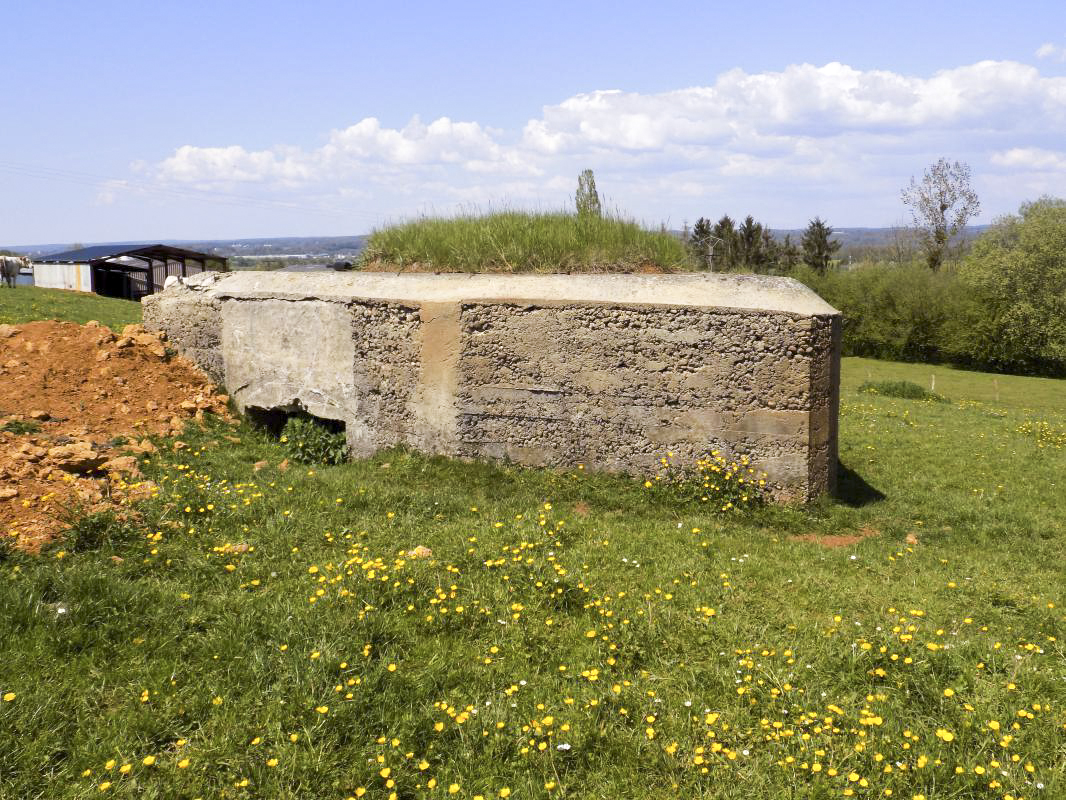 Ligne Maginot - 1C - PETIT REMILLY SUD - (Blockhaus pour canon) - Faces arrière et droite