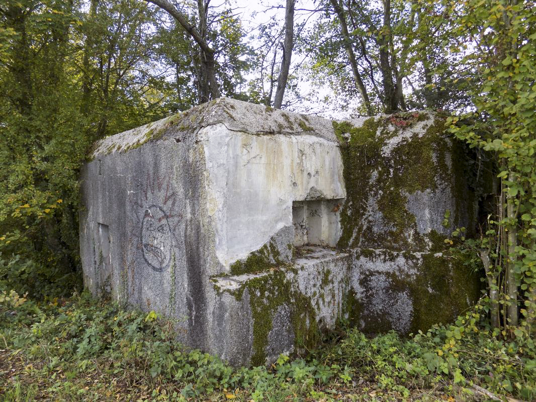 Ligne Maginot - 303 - CANAL DES ARDENNES - (Blockhaus pour arme infanterie) - L'arrière et face droite