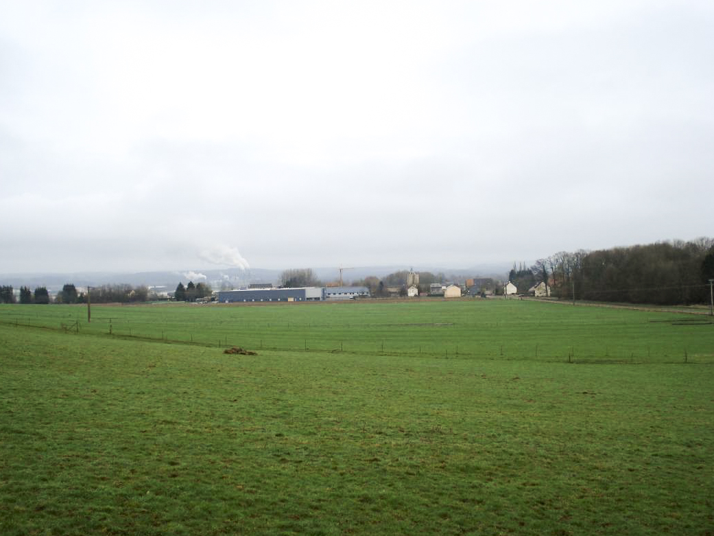 Ligne Maginot - K - FERME DU MOULIN - (Blockhaus pour canon) - Vue nord vers Remilly-Aillicourt