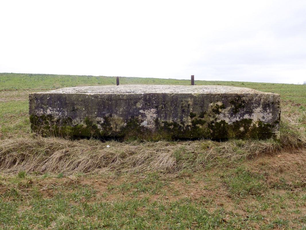 Ligne Maginot - P5 - PORTE DE GARDE - (Blockhaus pour arme infanterie) - Face frontale