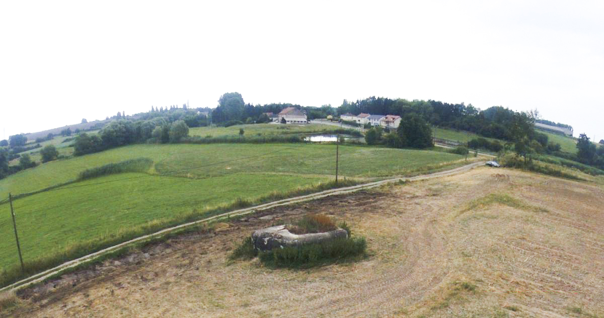 Ligne Maginot - TIERGARTEN 6 - (Blockhaus pour arme infanterie) - Photo aérienne