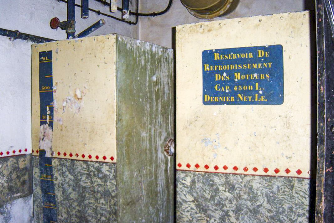 Ligne Maginot - HETTANGE GRANDE - X8 (QUARTIER ROUSSY - III/168°RIF) - (Abri) - Réserves de refroidissement de l'usine