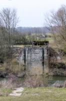 Ligne Maginot - HERBITZHEIM BARRAGE - (Inondation défensive) - Barrage du coté de la Sarre
A l'arrière plan le blockhaus de surveillance du canal