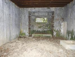 Ligne Maginot - AB29-C - BOIS DU CASTEL - (Blockhaus pour canon) - La chambre de tir.