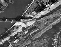 Ligne Maginot - PONT RAIL (MF DU) - (Blockhaus pour arme infanterie) - Photo aérienne années 40