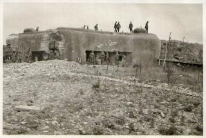 Ligne Maginot - ACHEN NORD OUEST - (Casemate d'infanterie - double) - La casemate après les combats