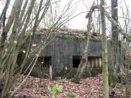 Ligne Maginot - LEYER 3 - (Blockhaus pour canon) - Façade de tir