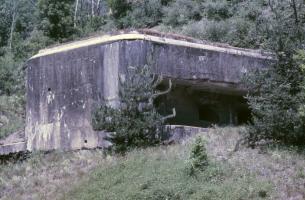 Ligne Maginot - CHATELARD - (Ouvrage d'infanterie) - Le bloc actif en 1986