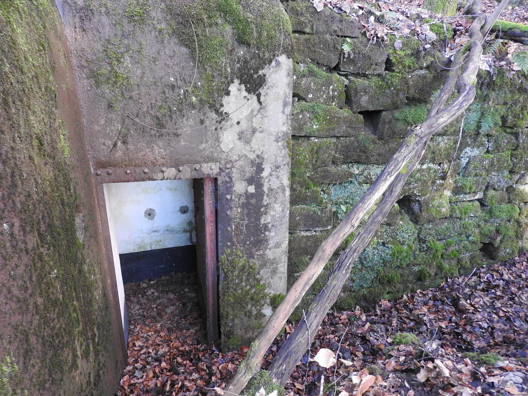 Ligne Maginot - FROHMUEHL SUD - (Blockhaus pour arme infanterie) - L'entrée du blockhaus.