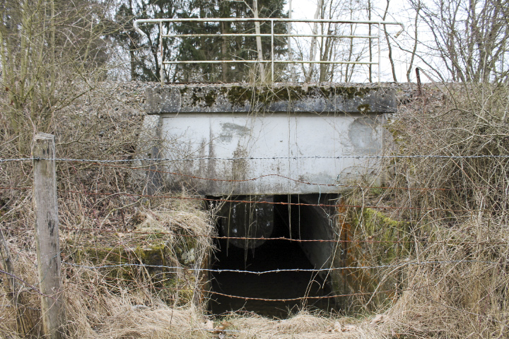 Ligne Maginot - HERBITZHEIM VOIE FERRéE SUD OUEST - (Inondation défensive) - Passage sous la voie ferrée