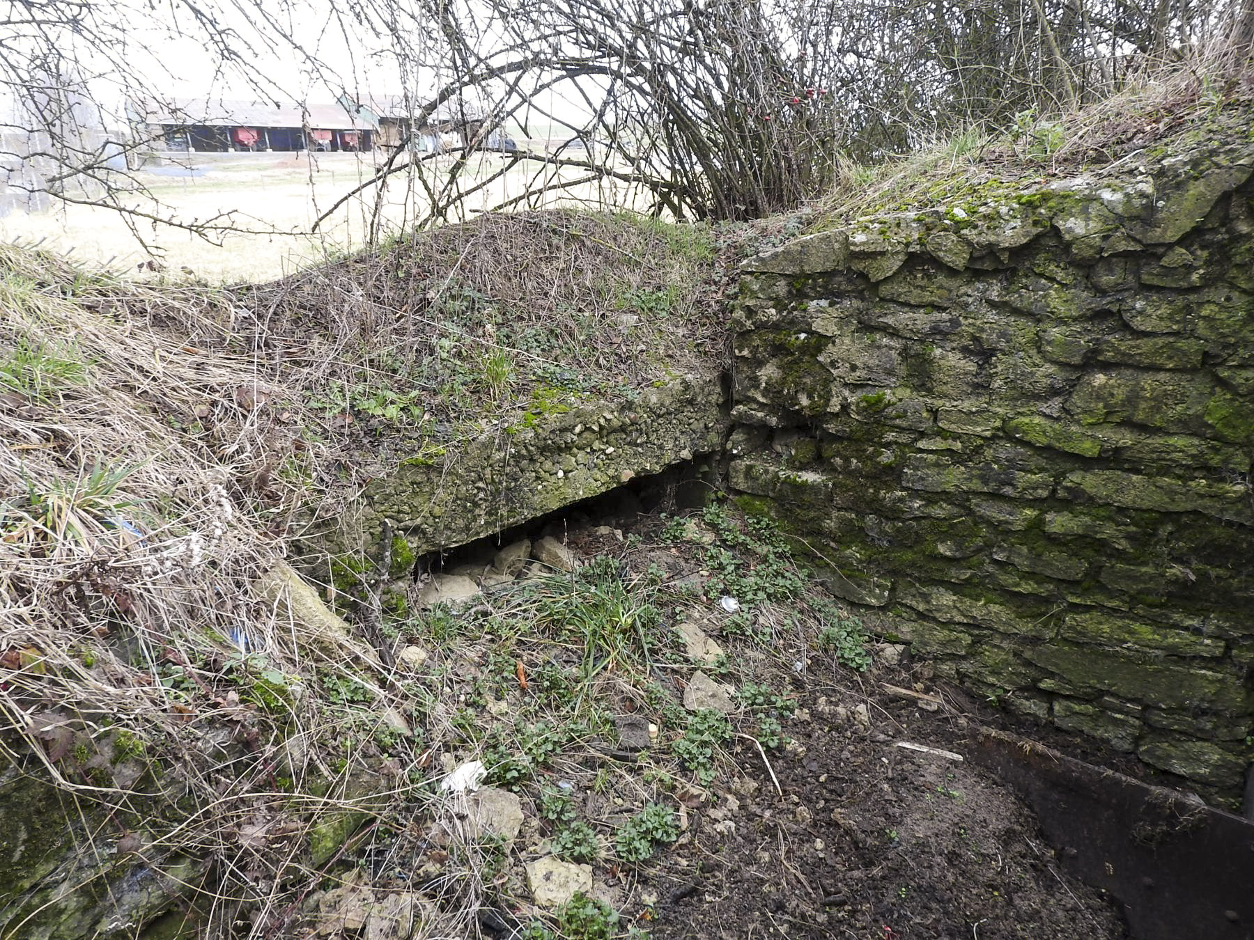 Ligne Maginot - BB25-B - WINDBERG - MAYA - (Blockhaus pour arme infanterie) - Le poste de tir pour FM.