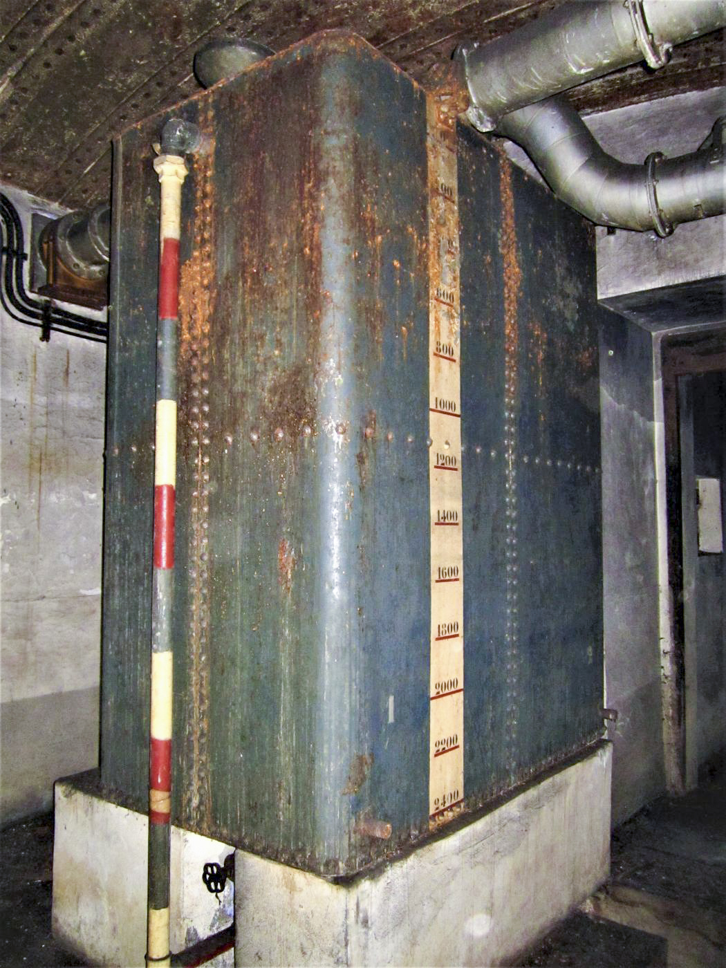 Ligne Maginot - SAUER - (Abri) - Réservoir d'eau de refroidissement des groupes électrogènes
