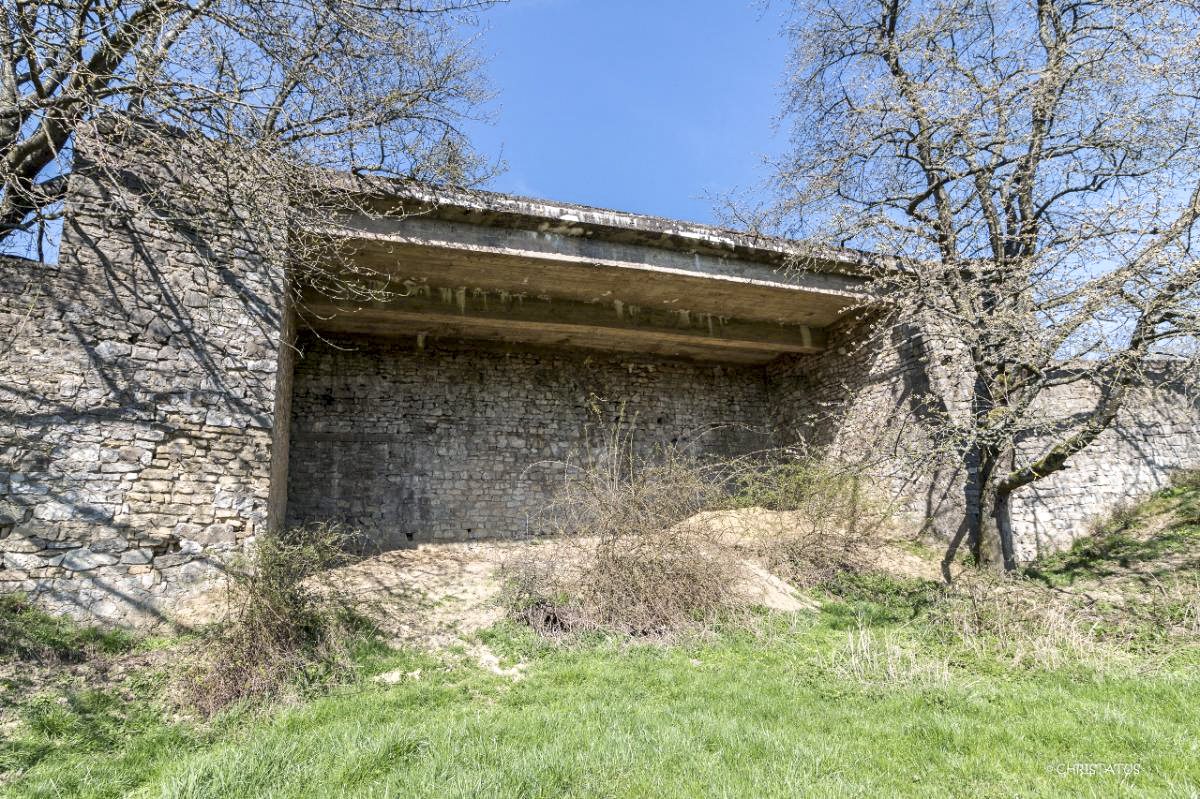 Ligne Maginot - OERMINGEN ( Stand de tir ) - Mur récepteur