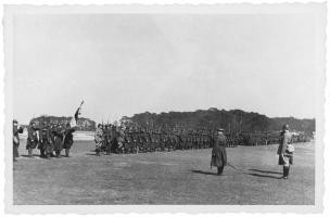 Ligne Maginot - 68° Regiment d'Infanterie de Forteresse - Revue des troupes