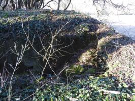 Ligne Maginot - MUEHLENBACH 1 - (Blockhaus pour arme infanterie) - L'entrée est remblayée.