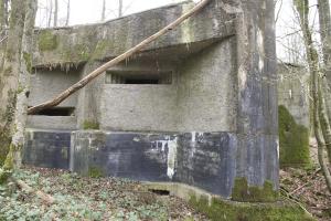Ligne Maginot - A1 - LE GLACIS SUD - (Blockhaus pour canon) - Le flanquement vers l'est