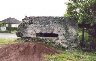 Ligne Maginot - TETING CALVAIRE - (Blockhaus pour arme infanterie) - Le blockhaus avant destruction