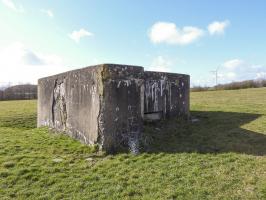 Ligne Maginot - EART - (Blockhaus pour arme infanterie) - La façade de tir.