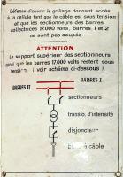 Ligne Maginot - XIVRY CIRCOURT - (Infrastructures électriques) - Plaque émaillée
Accès cellule départ