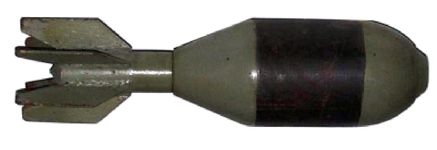 Munition pour mortier de 150 T Fabry