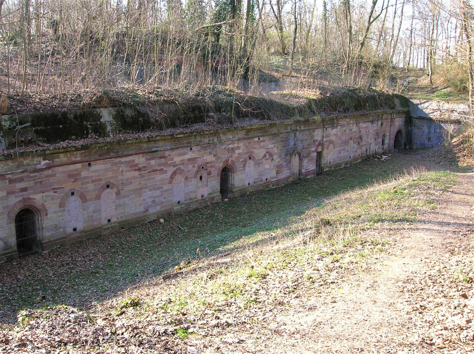 Ligne Maginot - JOFFRE-LEFEBVRE - (Position d'artillerie préparée) - Casernement du front de tête