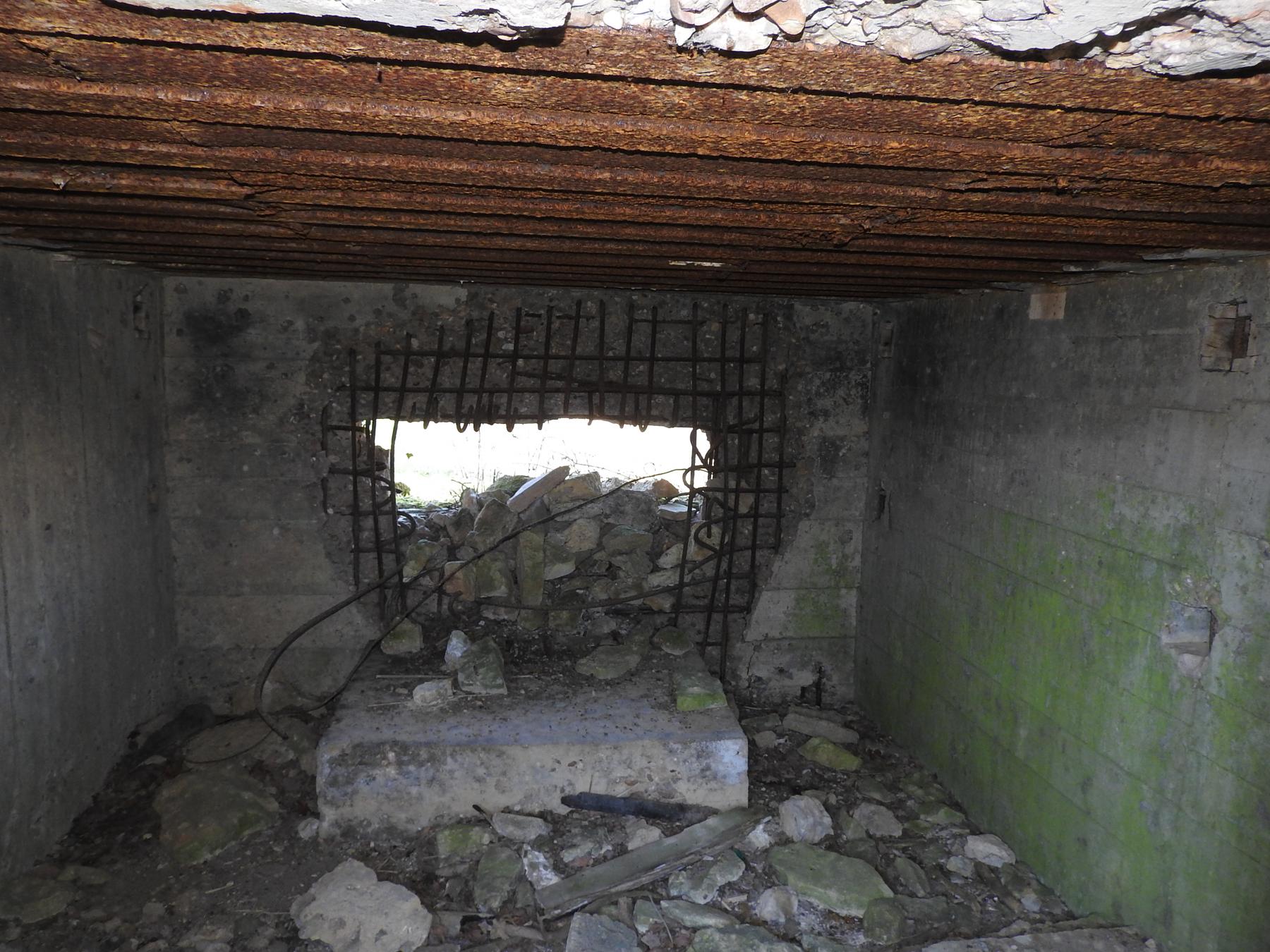 Ligne Maginot - MUEHLENBACH 6 - (Blockhaus pour canon) - La chambre de tir pour un canon de 25 AC.