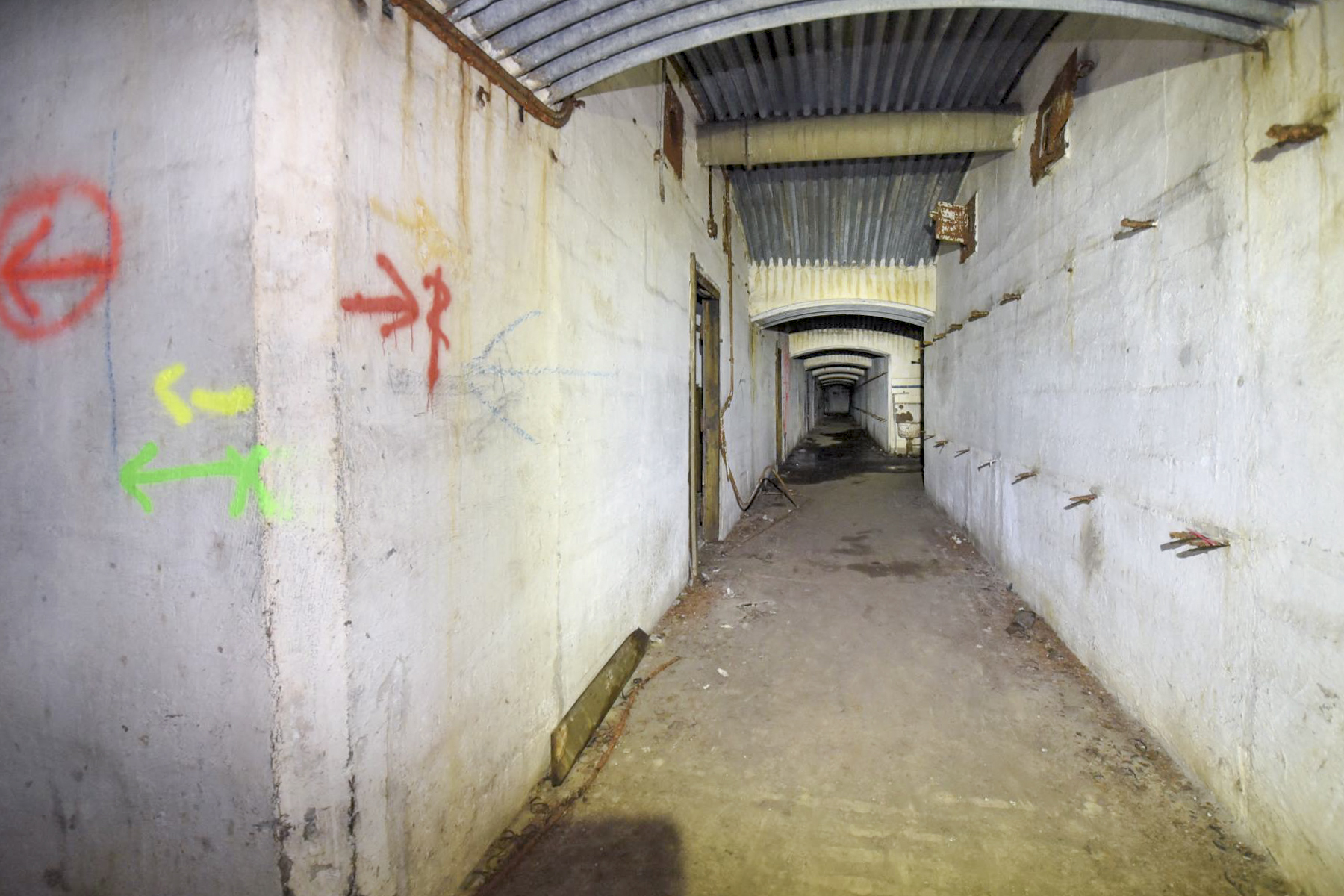 Ligne Maginot - KOENIGSMACKER (FESTE DE) - (Ouvrage d'artillerie) - Caserne A
Couloir