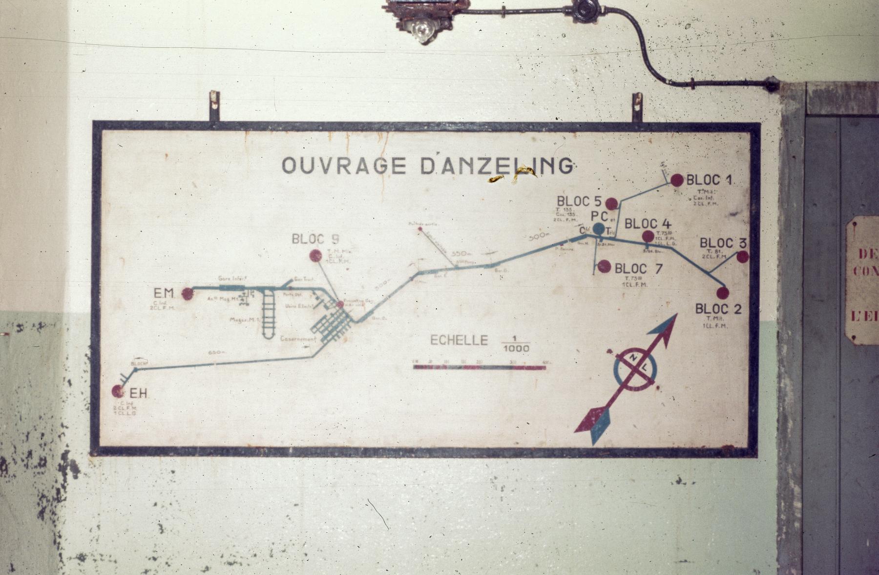 Ligne Maginot - ANZELING - A25 - (Ouvrage d'artillerie) - Entrée munitions
Plan de l'ouvrage
