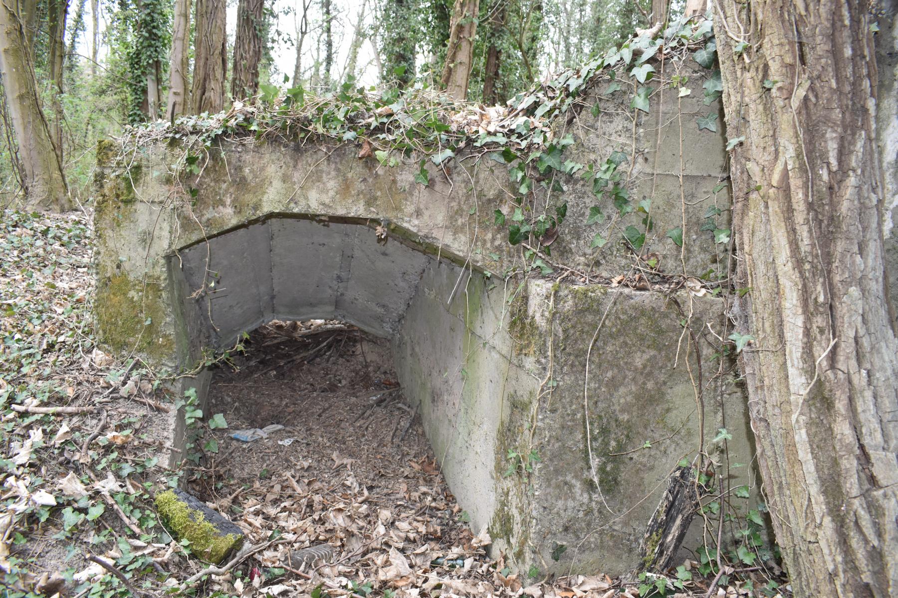 Ligne Maginot - VOGELSANG - (Position d'artillerie préparée) - Entrée de la soute de l'emplacement 3
