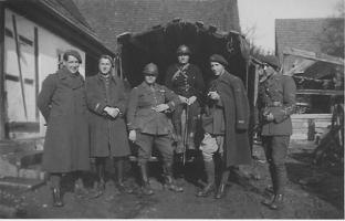 Ligne Maginot - Le Lt Rieffel Marcel - Le Lieutenant Rieffel Marcel à Oberoerdern avec d'autres cadres