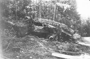 Ligne Maginot - TANNENBRUCK (AVANT POSTE) - (Blockhaus pour arme infanterie) - Selon la légende, cette photo serait une phooto de l'avant poste de Tannenbruck.