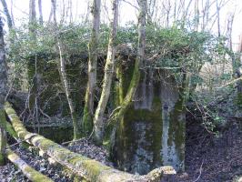 Ligne Maginot - STUDEN NORD-EST - (Blockhaus pour arme infanterie) - La façade de tir.