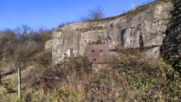 Ligne Maginot - DENTING - A28 - (Ouvrage d'infanterie) - Bloc 1
Façade du bloc
