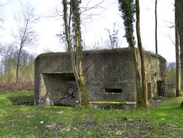 Ligne Maginot - A26 - FURET - (Blockhaus pour canon) - Façade