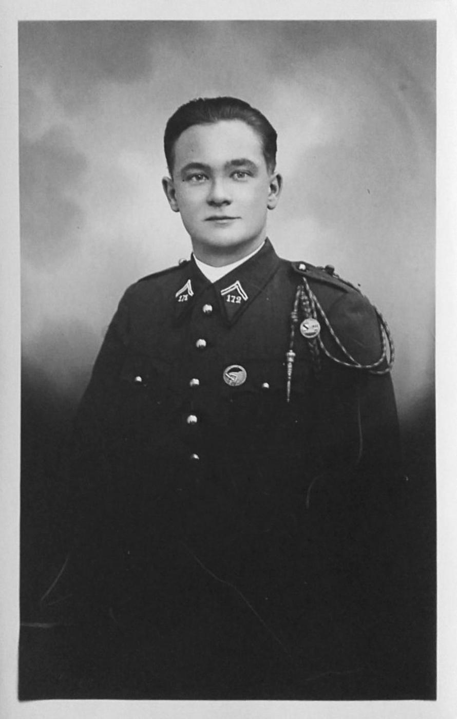 Ligne Maginot - 172° Regiment d'infanterie de forteresse - Photo de l'un des hommes du 172° RIF